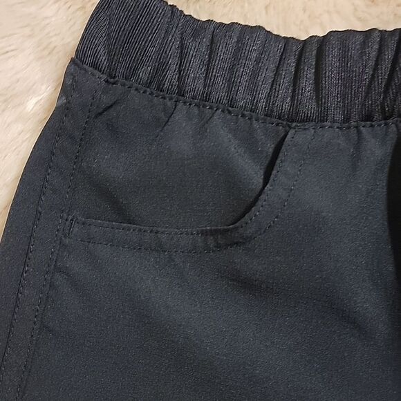 GIRL'S CARHARTT BLACK ACTIVE SHORTS, SIZE 7 - Picture 3 of 9
